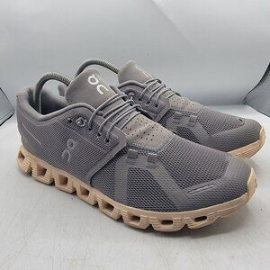 ON Cloud 5 Zinc Shell Womens 10.5 Gray Athletic Shoes Lightweight Breathable